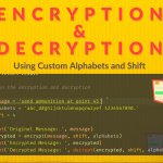 encryption and decryption code in python